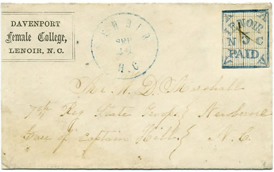 Lenoir (Caldwell Co.) Sept. 21, 1861